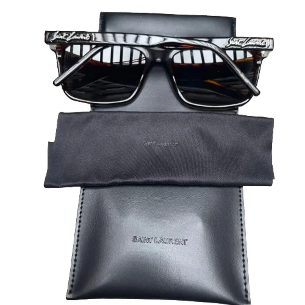 NEW Saint Laurent SL318 002 Wayfarer Sunglasses